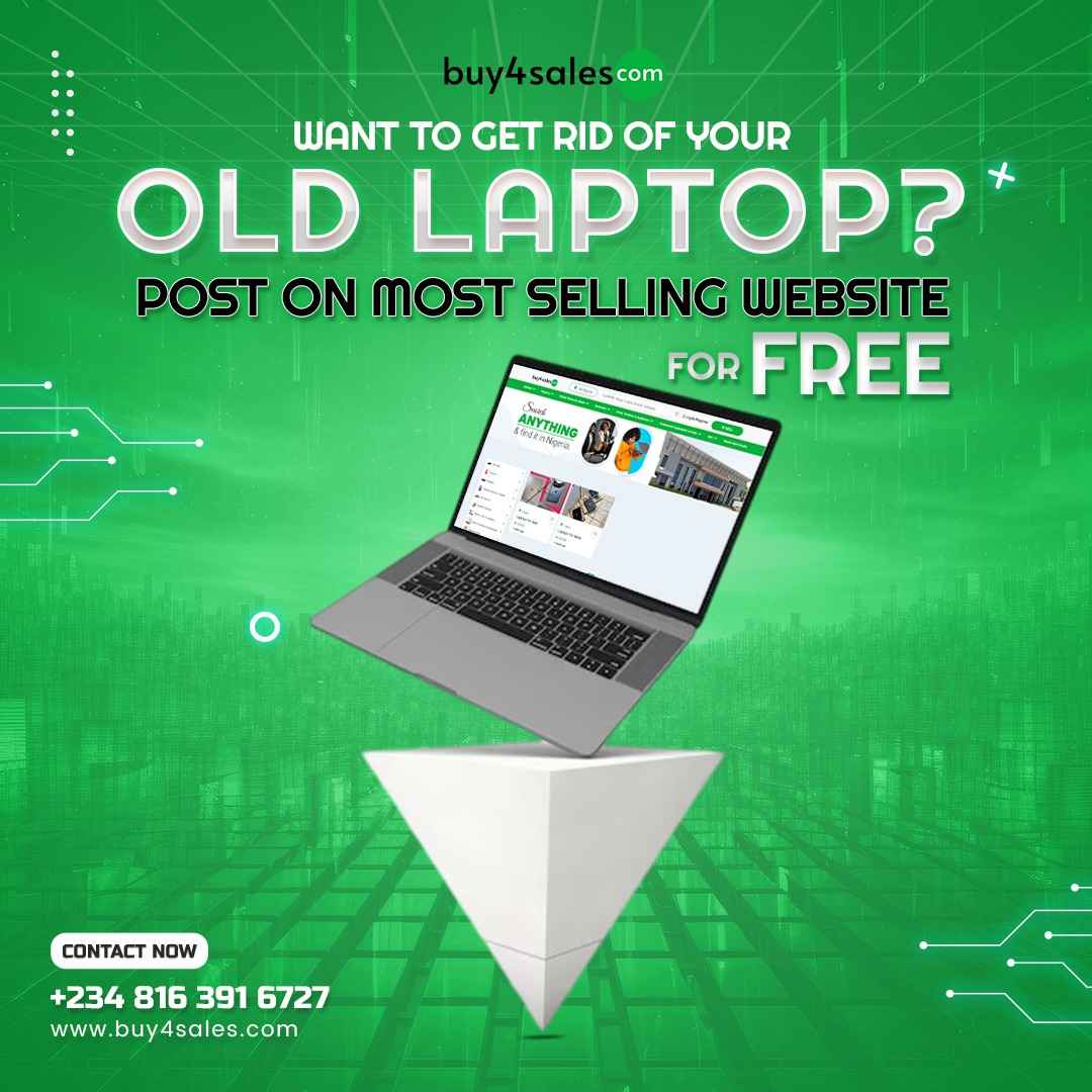 laptop for sale in Nigeria available at classified advertisement website like jiji nigeria buy and sell